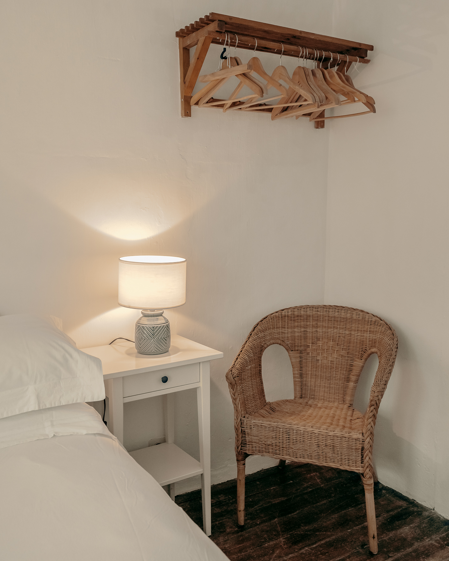 Coach House double bedroom at Chateau de la Vigne